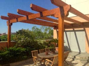 Pérgolas de madera 2